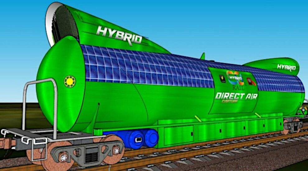 Train wagons could capture CO2