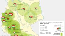 Deutschlandkarte Volle Stadien 10/2024