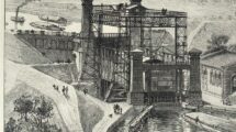 Vintage_illustration,_Henrichenburg_boat_lift,_facilitates_a_change_in_elevation_of_the_Dortmund-Ems-Kanal_in_Waltrop-Oberwiese,_North_Rhine-Westphalia,_Germany,_1890s,_19th_Century