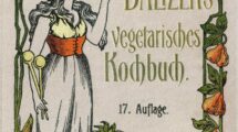 SG_hist.,_Literatur,_Vegetarisches_Kochbuch,_Untertitel_Vegetarisches_Kochbuch_für_Freunde_der_natürlichen_Lebensweise,_Autor_Eduard_Baltzer_(1814-1887),_Karl_Lentze_Verlag,_Leipzig,_17._Auflage,_Erstausgabe_stammt_von_1881,_Buch_propagiert_die_""reinere_naturgemässe_Früchte-_und_Pflanzenkost"",_Bestseller,_hohe_Auflage,_vegetarisch,_vegetarische,_Vegetarier,_essen,_kochen,_Obst,_Gemüse,_Ernährung,_Nahrungsmittel,_Lebensmittel,_Buchtitel,_Cover,_Jugendstil,_Frau,_Hausfrau,_Illustration,_Ornament,_Ornamente,_Leipziger,_Verlag,_Kochbücher,_Bücher,_Buch,_Leineneinband,_Rezepte,_Kochrezept,_Kochrezepte,_Küche,_gesund,_gesunde,_Gesundheit,_alt,_alte,_Deutschland,_1911,