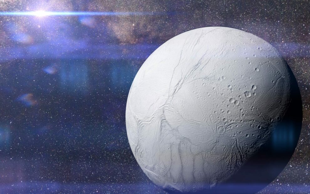 How the ice trembles on Enceladus