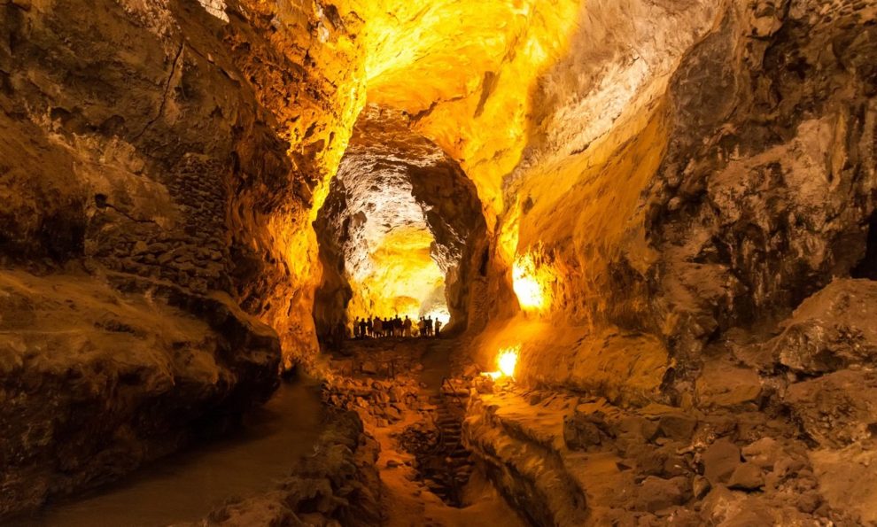 Vulkanhöhle Cueva de los Verdes auf Lanzarote