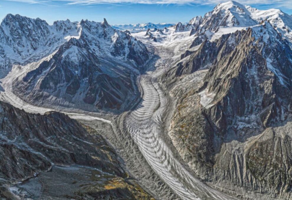 Mer de Glace, Mont-Blanc-Massiv, Frankreich